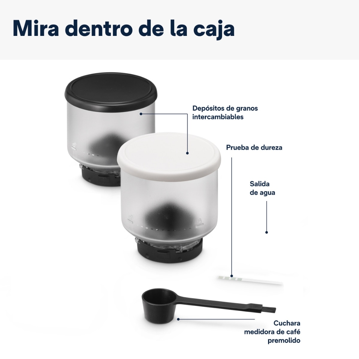 Thumbnail 5 de De'Longhi Rivelia EXAM440.35.W cafetera automática 2 depósitos