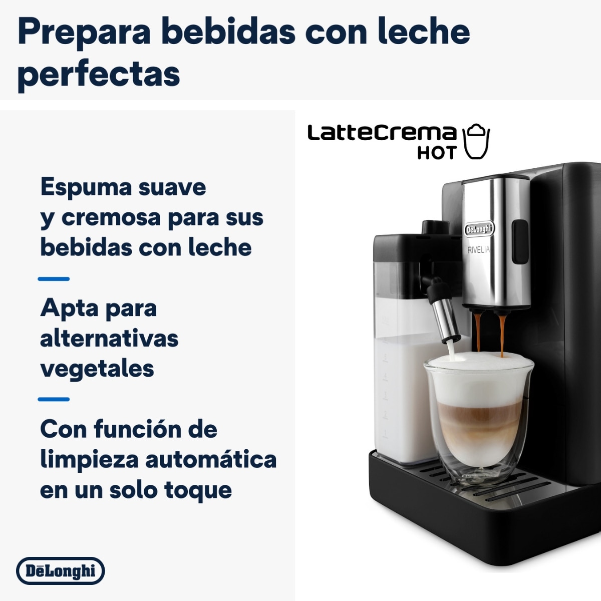 Thumbnail 3 de De'Longhi Rivelia EXAM440.55.B cafetera automática 2 depósitos