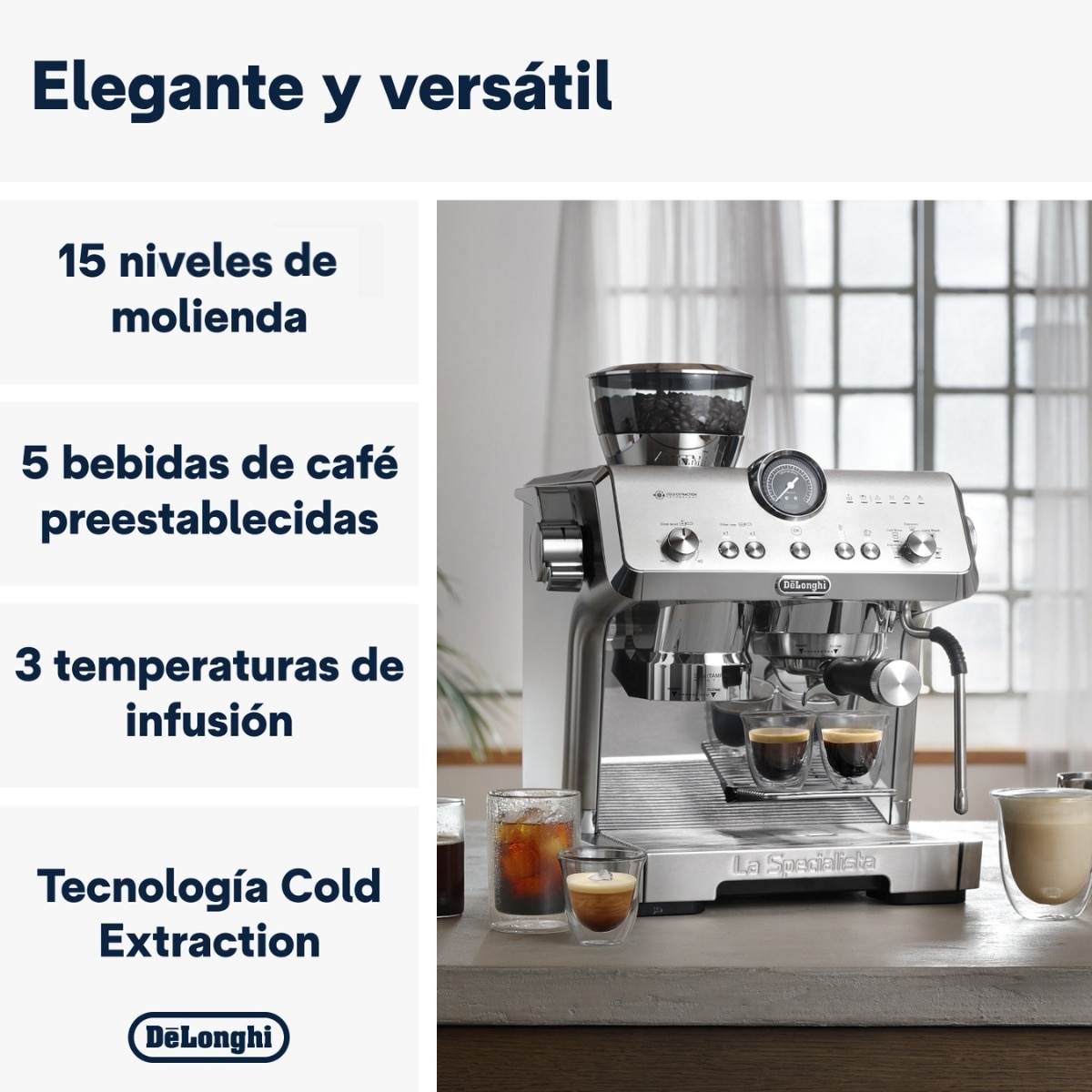 Thumbnail 1 de De'Longhi La Specialista Opera EC9555.M ☕ Cafetera espresso manual