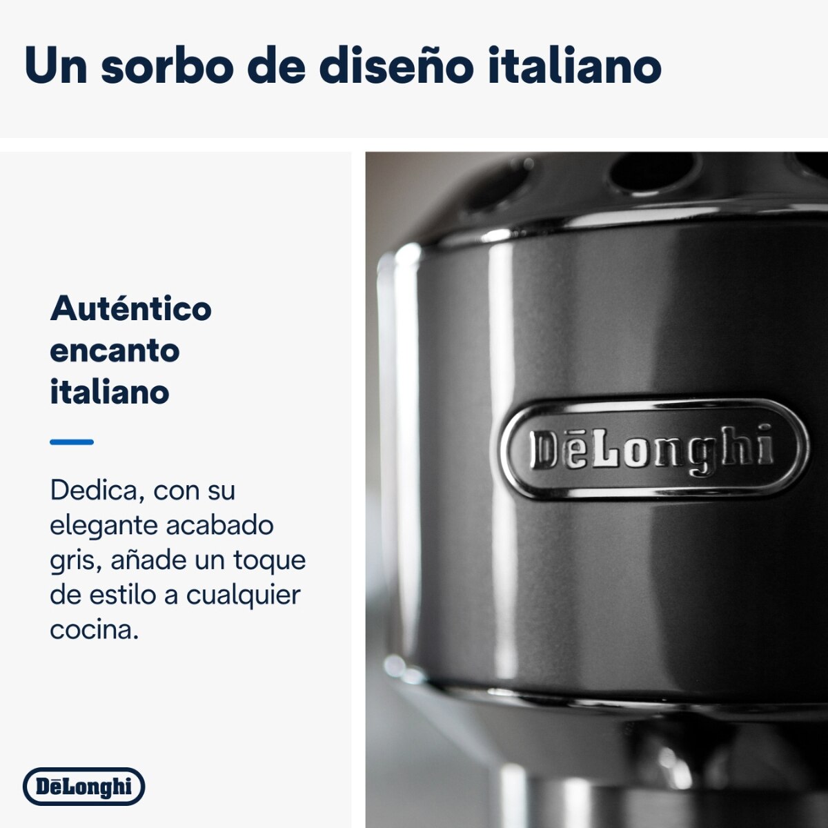 Imagen 3 de Cafetera espresso manual de bomba De'Longhi Dedica Arte EC885.M Sistema Cappuccino - Metal Metal