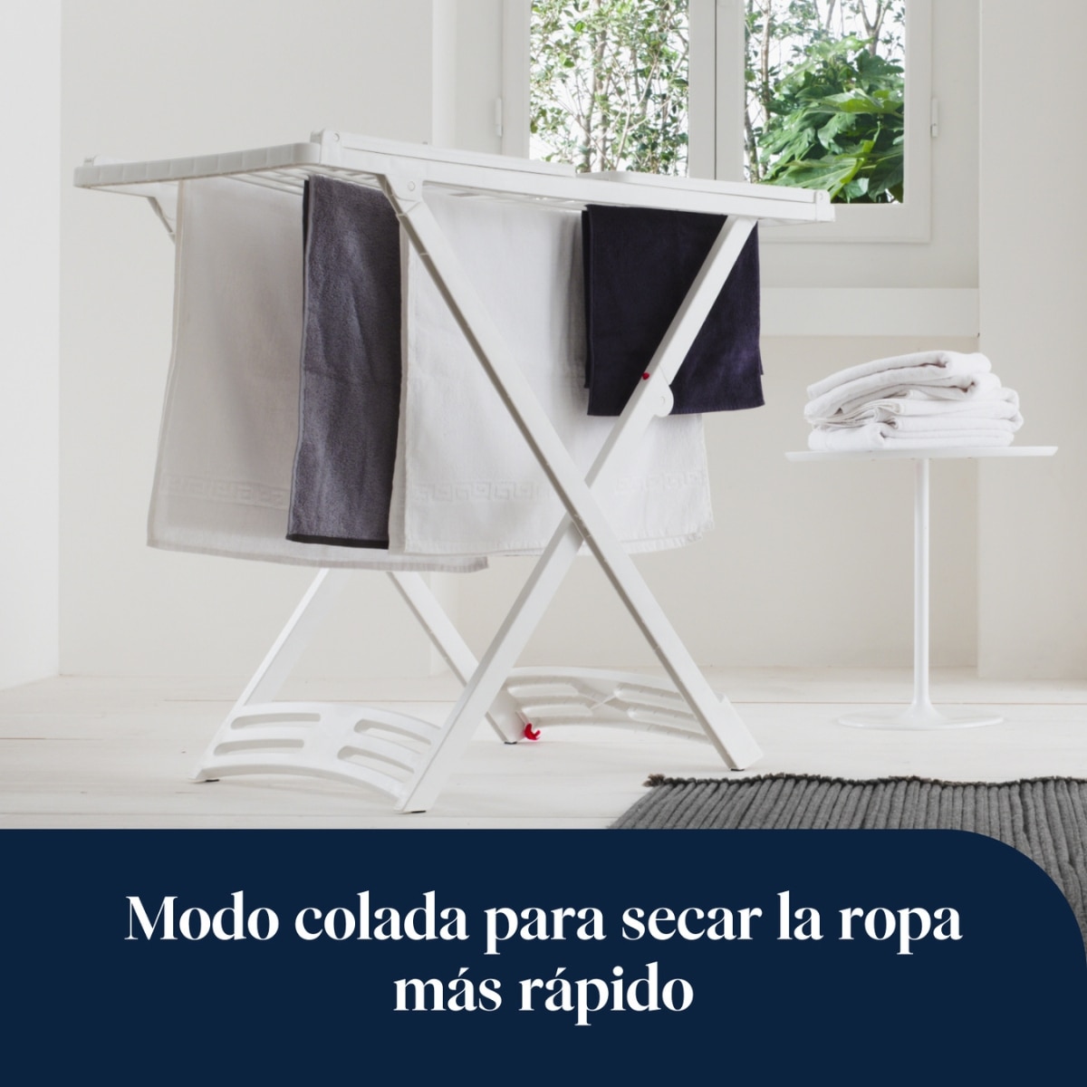 Deshumidificador De'Longhi Tasciugo AriaDry Multi DEX212SF 12 l/24 h - Blanco / Verde Blanco / Verde-5