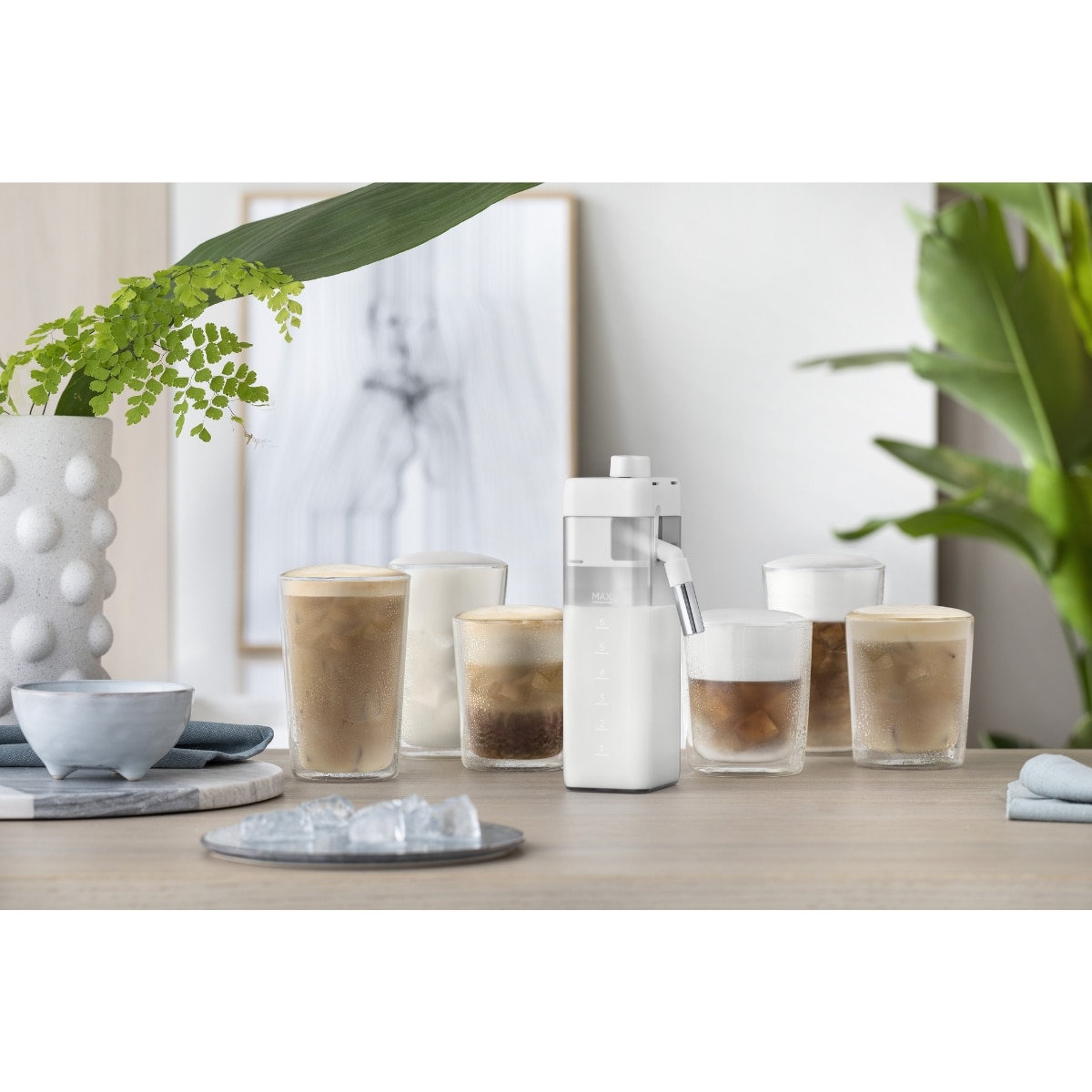 Imagen 5 de Set De'Longhi LatteCrema Cool DLSC032 para bebidas frías con 6 recetas - Blanco Blanco