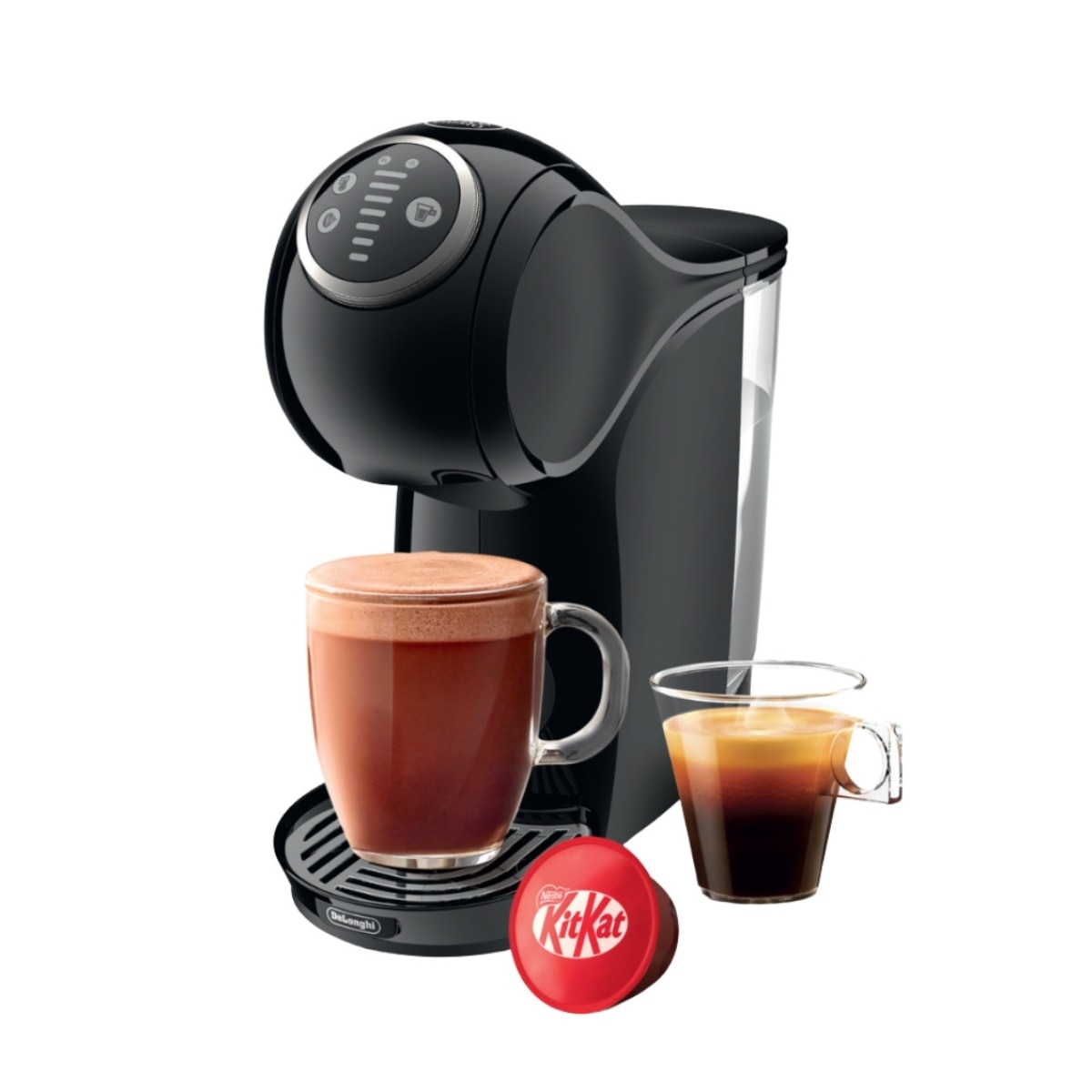 Cafetera de cápsulas De'Longhi Genio S Plus EDG315.B + 2 paquetes de cápsulas Nescafé Dolce Gusto - Negro Negro-3