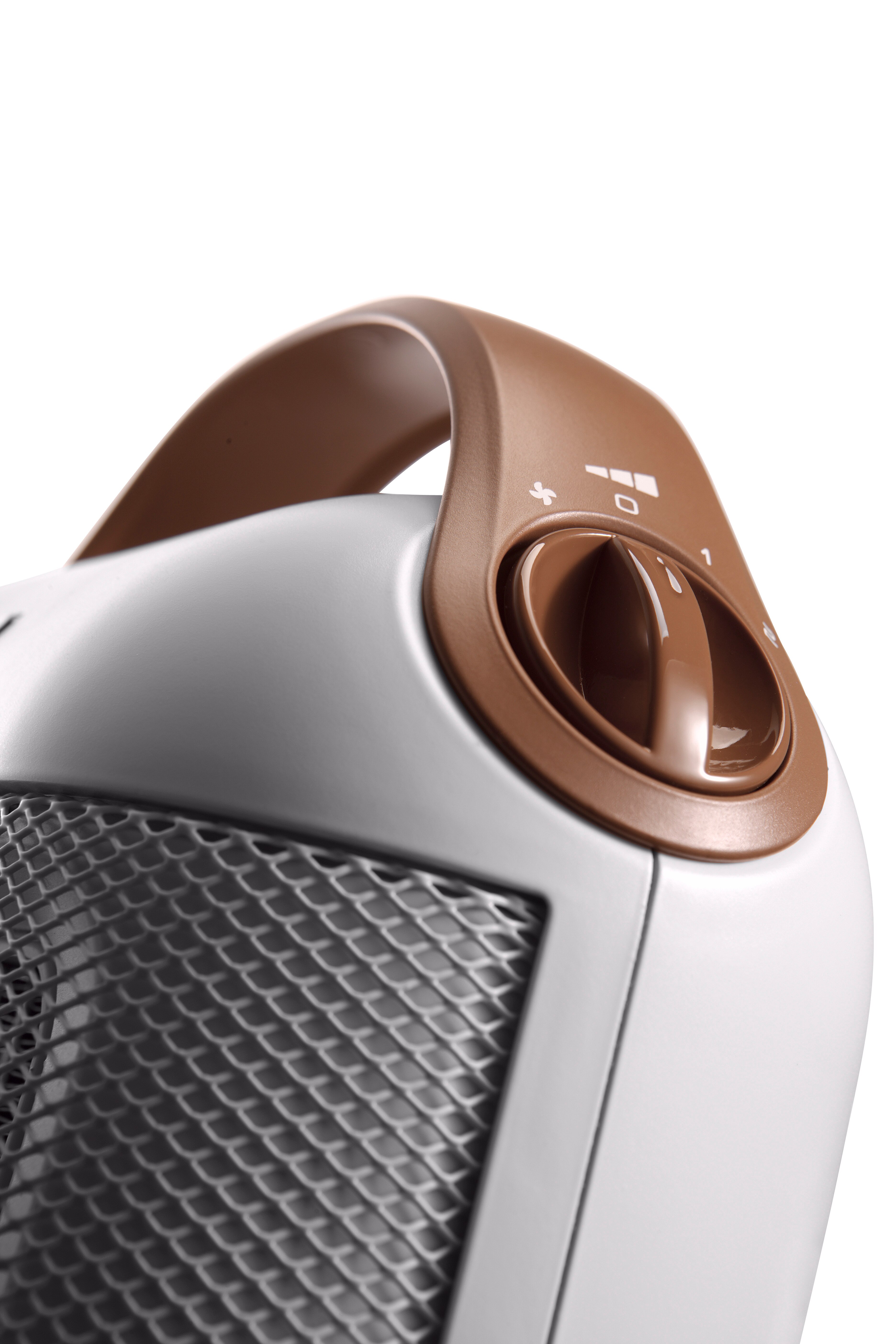 Calefactor cerámico De'Longhi HFX30C18.IW con 3 ajustes de potencia y base plegable - Blanco Blanco-2