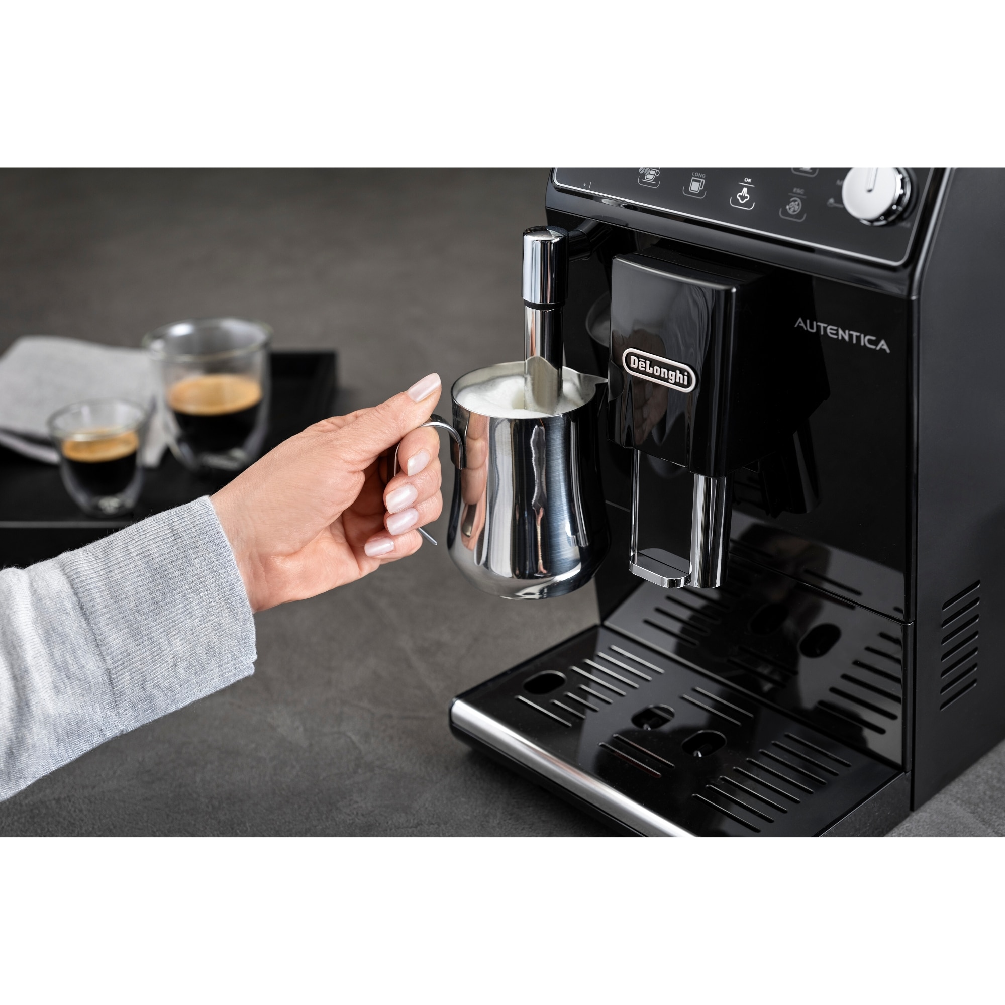 Thumbnail 1 de De'Longhi Autentica ETAM 29.510.B ☕ Cafetera superautomática estrecha