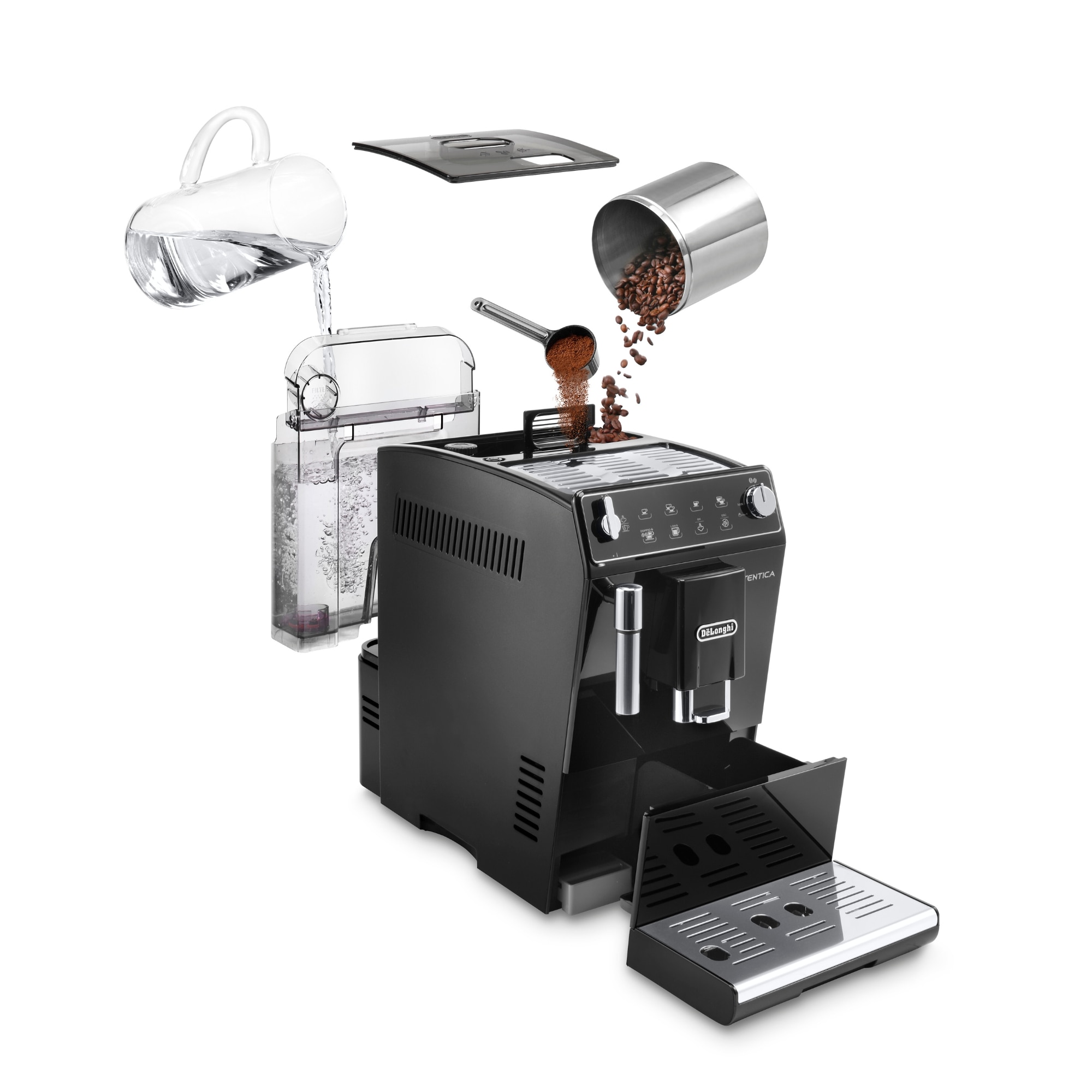 Thumbnail 4 de De'Longhi Autentica ETAM 29.510.B ☕ Cafetera superautomática estrecha