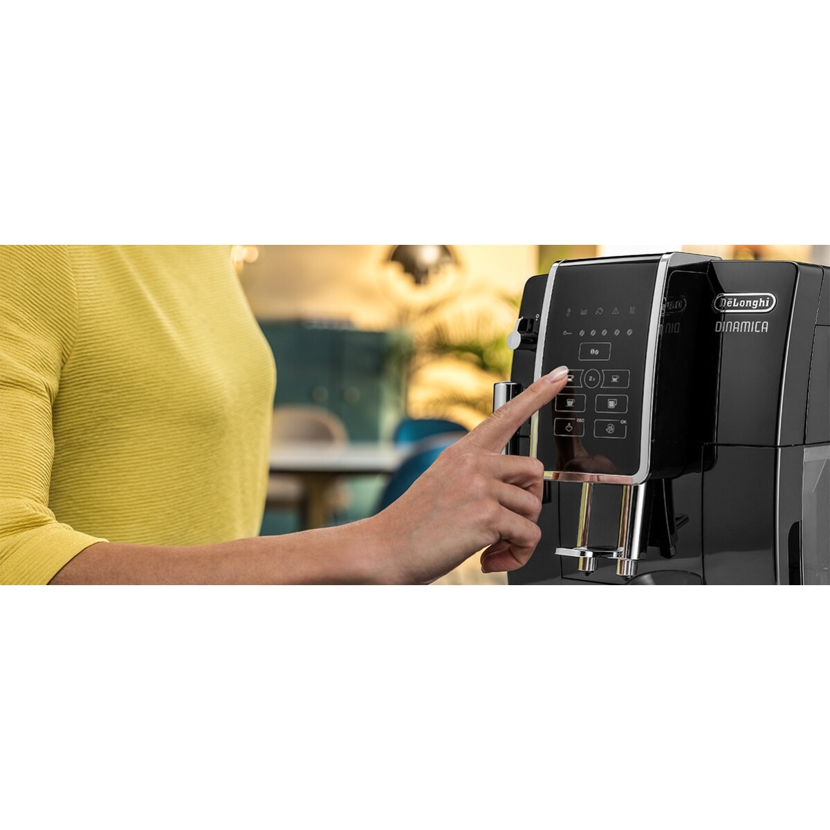 Imagen 5 de Cafetera Superautomática De'Longhi Dinamica ECAM350.15.B con molinillo integrado - Negro Negro