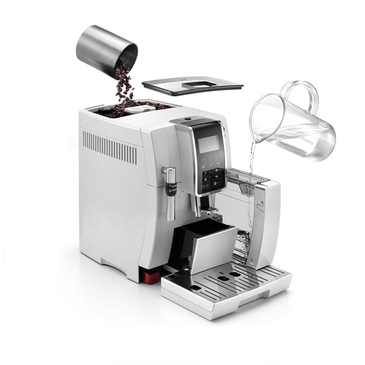 Thumbnail 2 de De'Longhi Dinamica ECAM350.35.W ☕ Cafetera superautomática con recetas