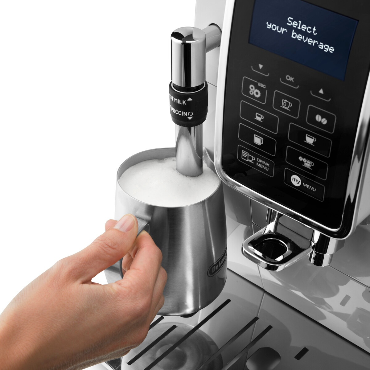 Thumbnail 3 de De'Longhi Dinamica ECAM350.35.W ☕ Cafetera superautomática con recetas