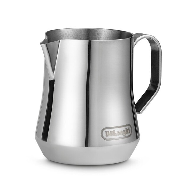 Imagen 0 de Jarra para crear espuma de leche De'Longhi DLSC060 de acero inoxidable 350 ml.