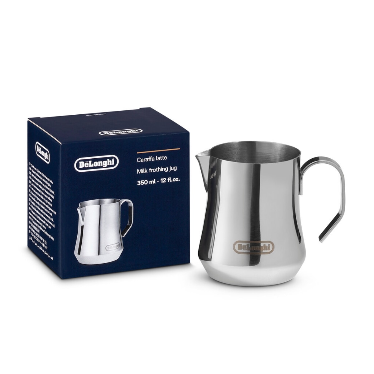 Jarra para crear espuma de leche De'Longhi DLSC060 de acero inoxidable 350 ml. - Metal Metal-2