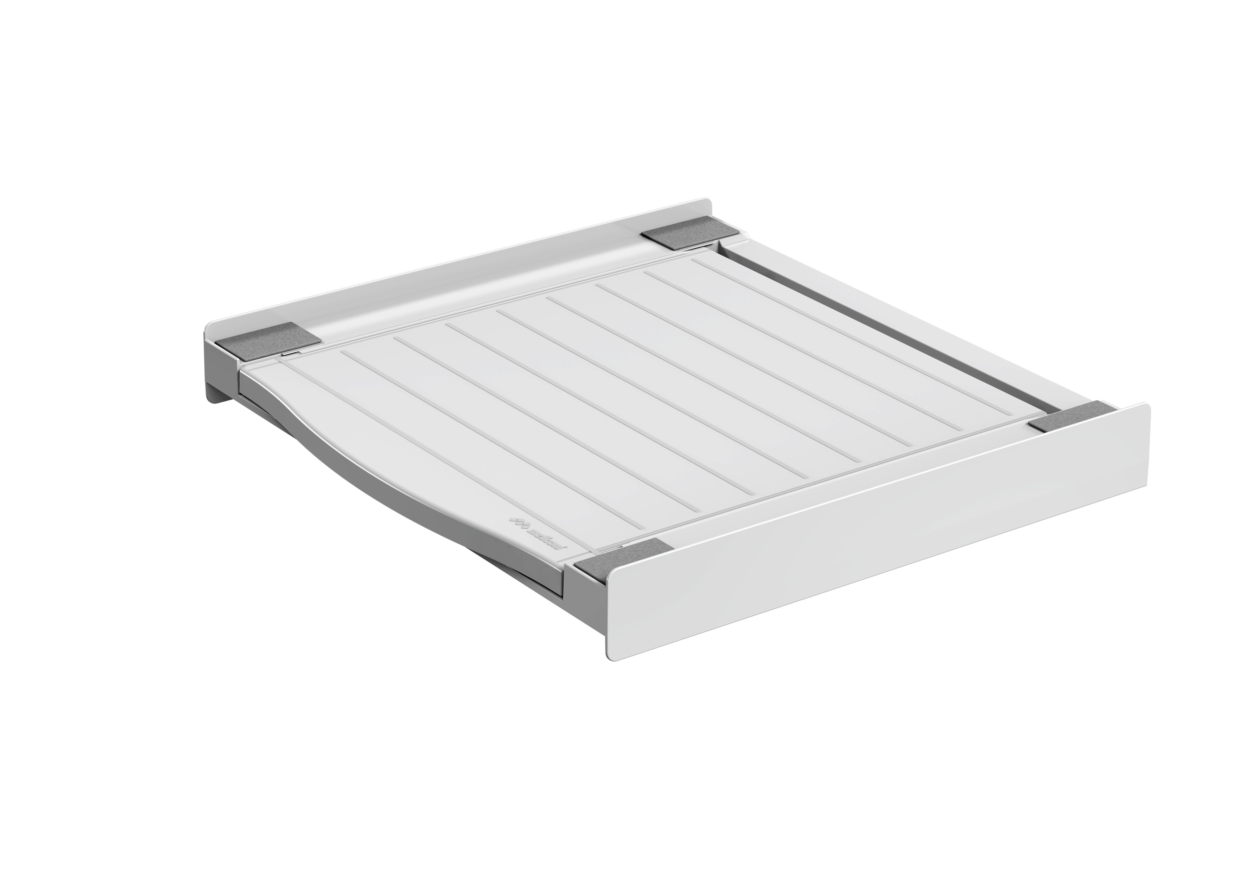 Imagen 0 de Kit superposición para lavadora y secadora son soporte extraíble Torre Smart L60 Meliconi Blanco