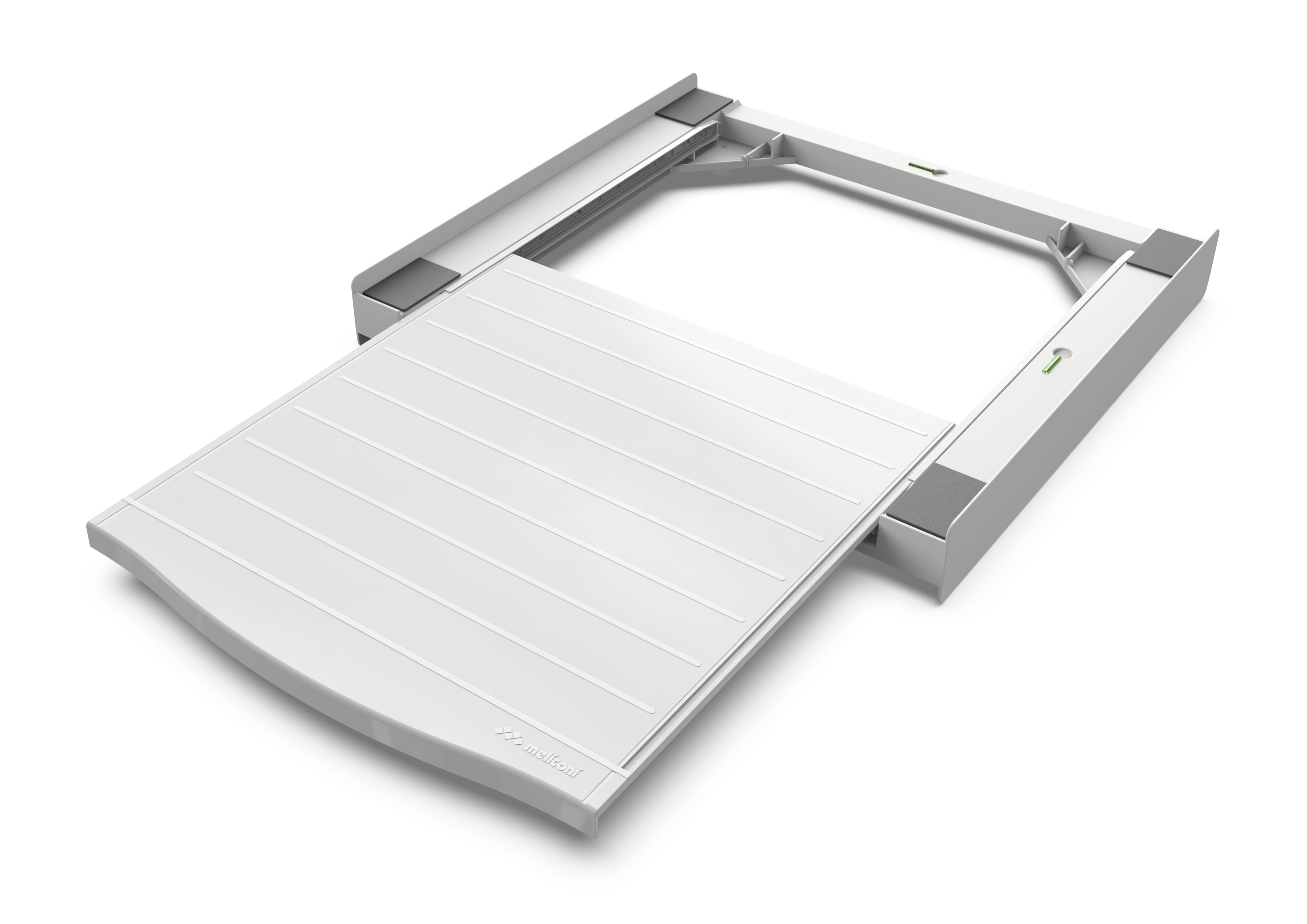 Imagen 3 de Kit superposición para lavadora y secadora son soporte extraíble Torre Dry Meliconi - Blanco Blanco