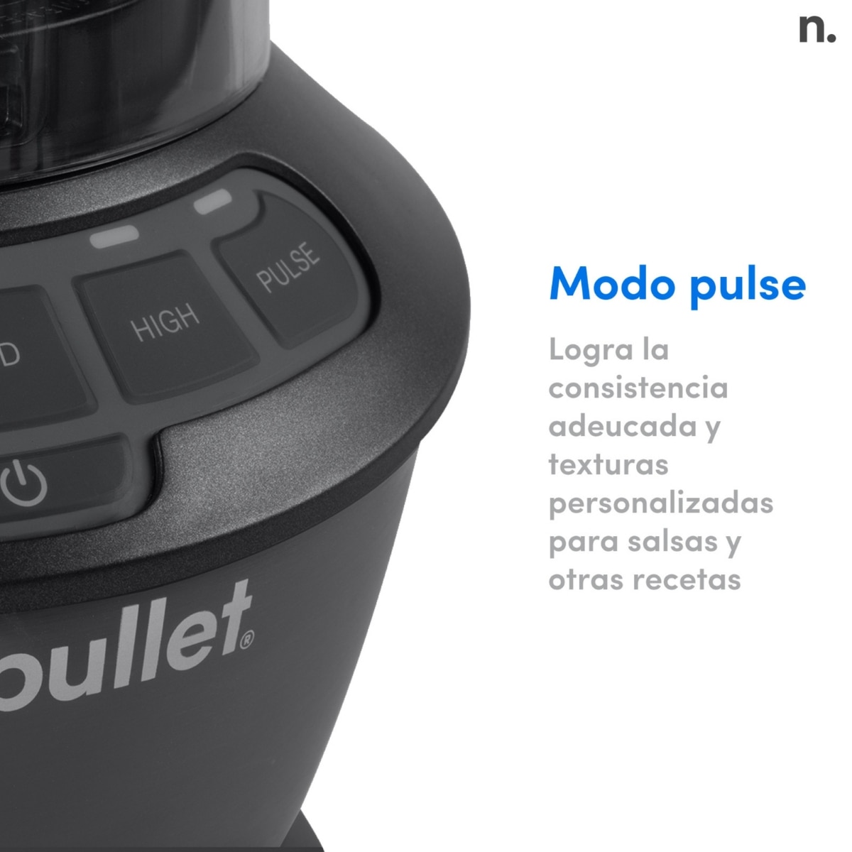 Batidora de vaso Nutribullet Combo NBF500DG 1200W con 1,8 L. de capacidad y vaso de viaje - Negro Negro-6