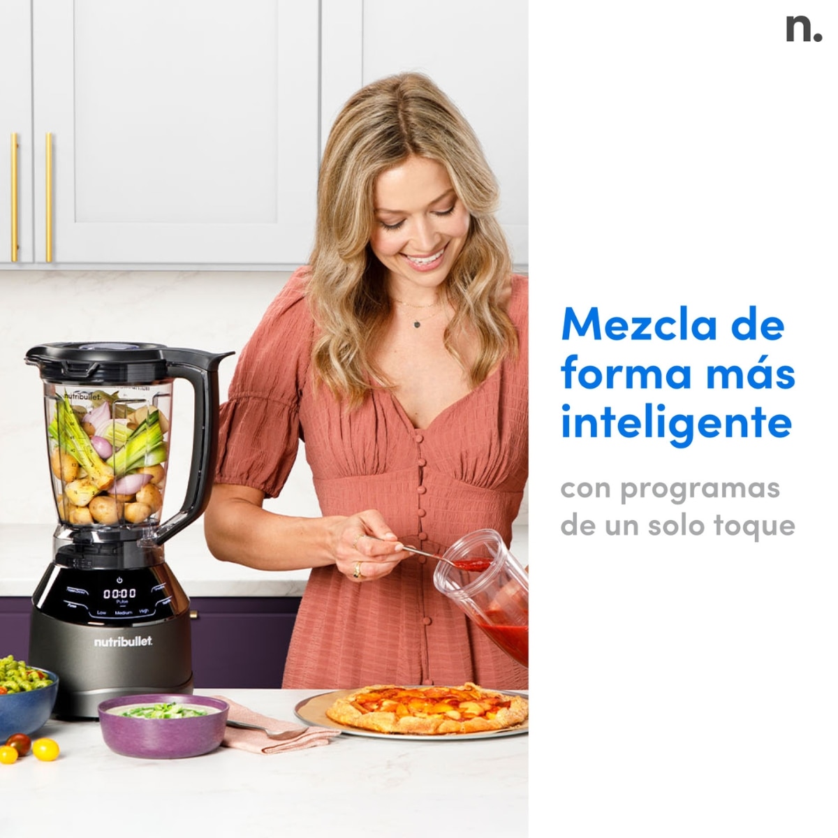 Batidora de vaso Nutribullet Triple Prep System NBF580B 3 en 1 - Negro Negro-4