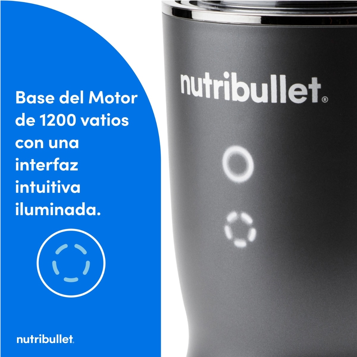 Batidora de vaso Nutribullet Ultra Plus+ NB1224DG sistema compacto 3 en 1 - Gris oscuro Gris oscuro-5