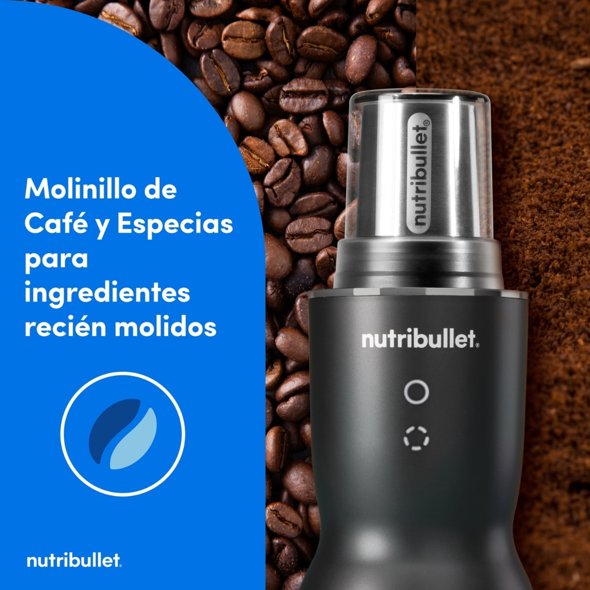 Batidora de vaso Nutribullet Ultra Plus+ NB1224DG sistema compacto 3 en 1 - Gris oscuro Gris oscuro-7