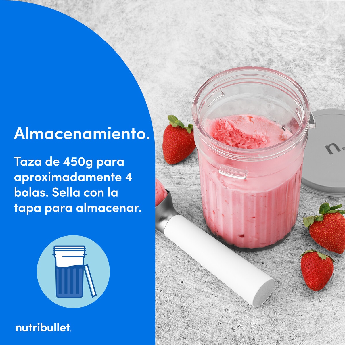 Imagen 4 de Heladera Nutribullet Chill NBD0503W con 5 programas automáticos - Blanco Blanco