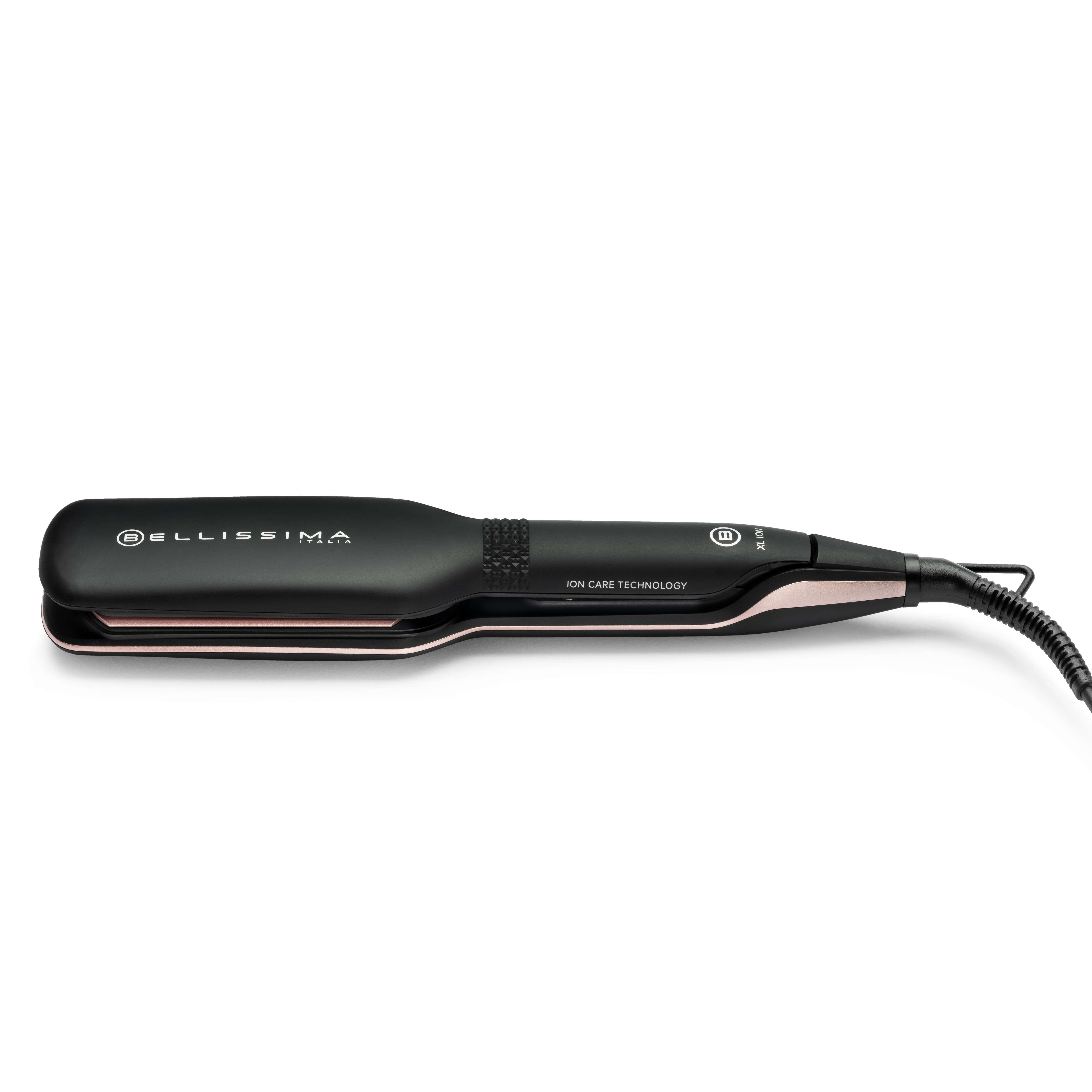 Plancha de pelo Bellissima XL ION con iones y revestimiento Ceramic Diamond - Negro Negro-3