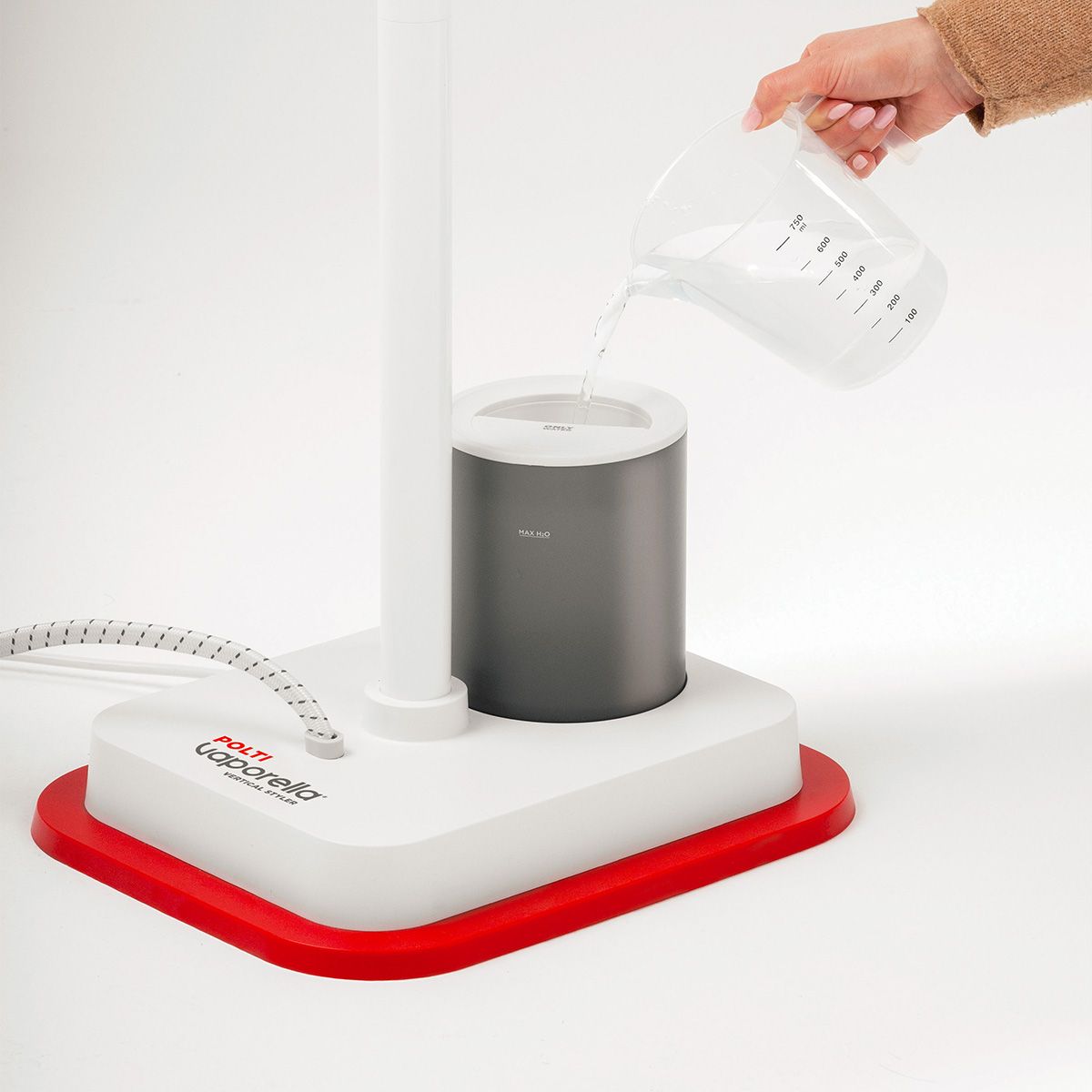 Plancha Vertical Polti Vaporella Vertical Styler GSF80R práctica, versátil y eficaz - Blanco Blanco-4