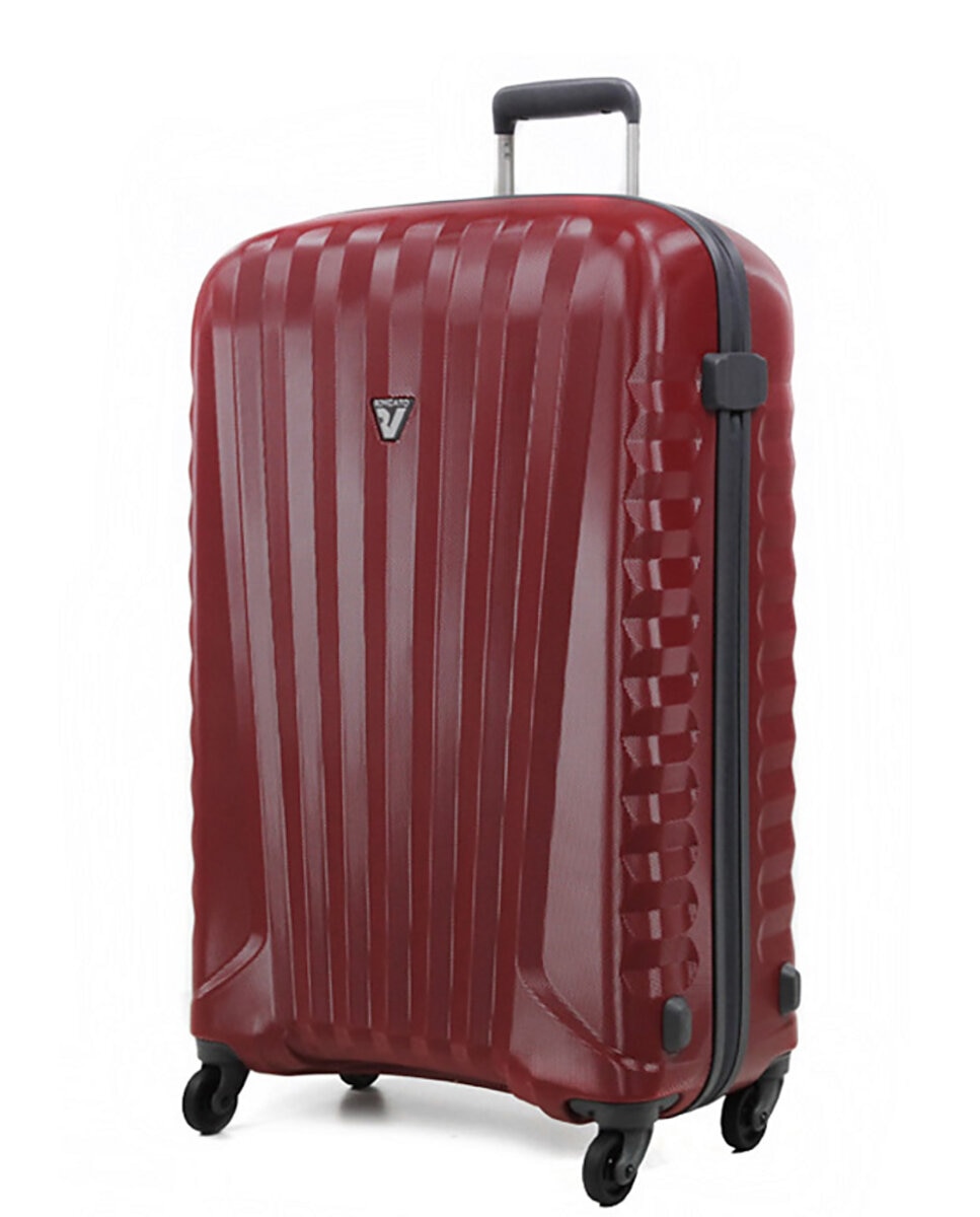 Imagen 1 de Maleta mediana uno zip rígida con capacidad 70l Rojo / Gris