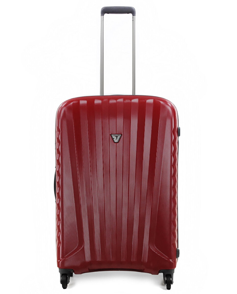 Imagen 2 de Maleta mediana uno zip rígida con capacidad 70l - Roncato - Rojo / Gris Rojo / Gris