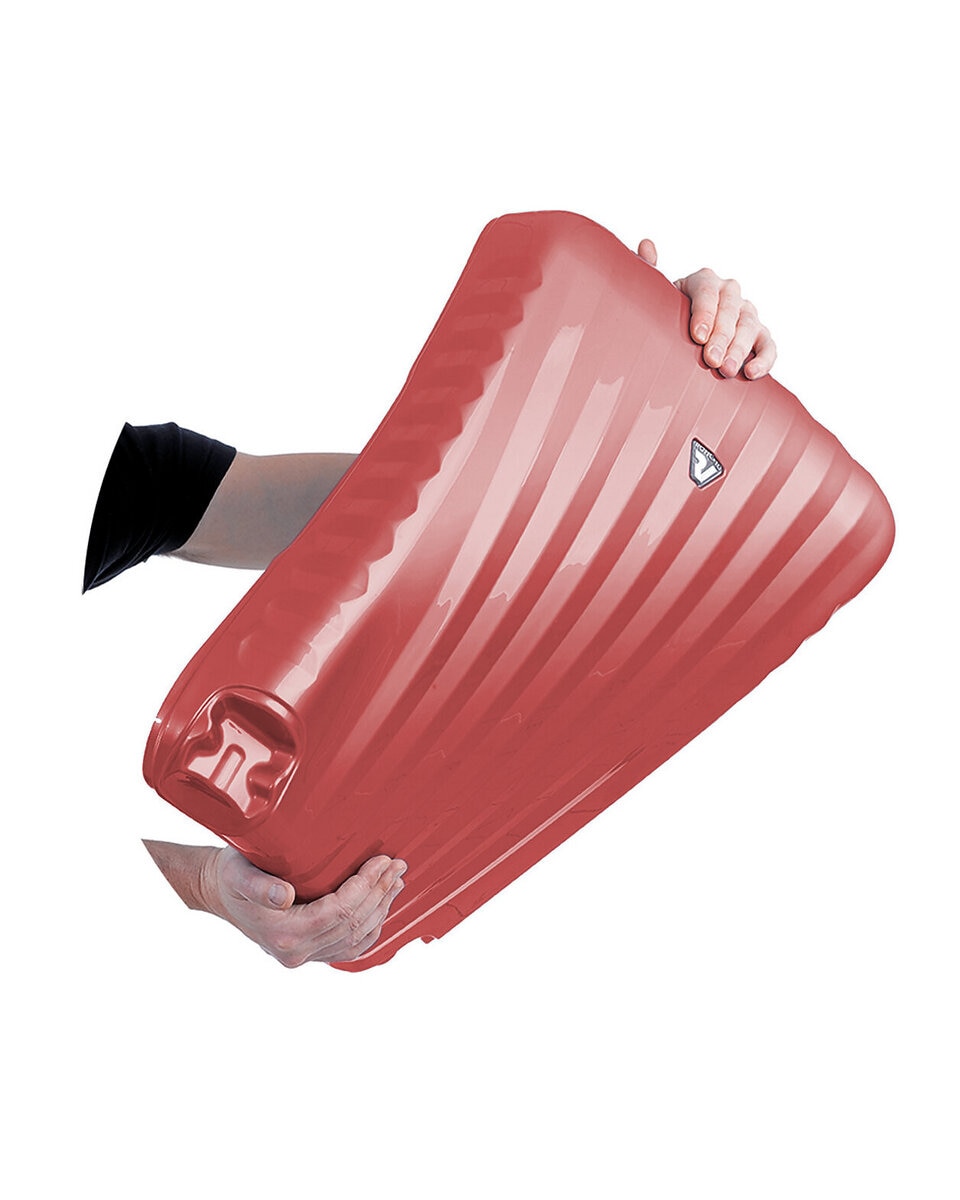 Imagen 8 de Maleta mediana uno zip rígida con capacidad 70l - Roncato - Rojo / Gris Rojo / Gris