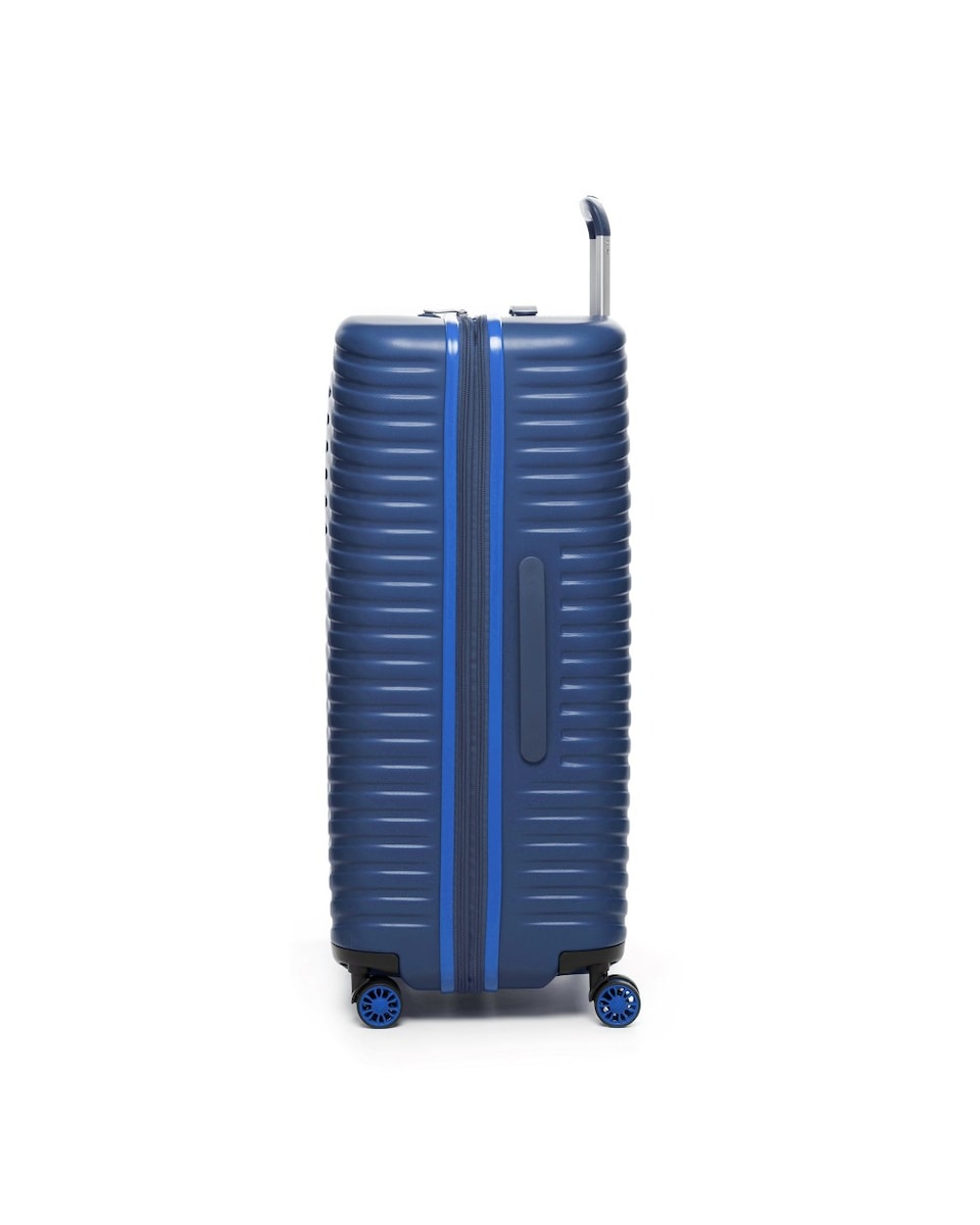 Maleta grande Vega rìgida expandible con capacidad hasta 123 L Azul oscuro-4