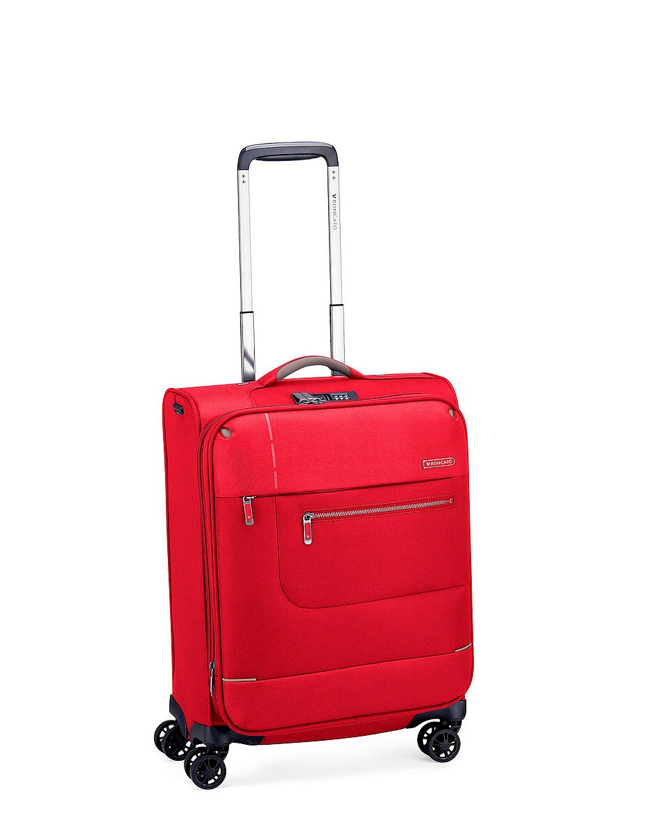 Imagen 1 de Maleta de cabina expandible sidetrack blanda con capacidad 42/48l dimensiones 55x40x20/23cm - Roncato - Rojo Rojo