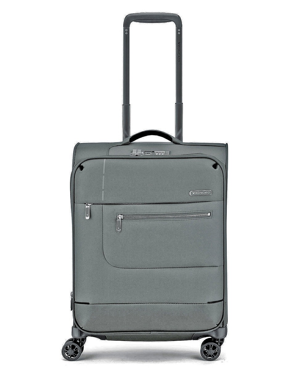 Imagen 2 de Maleta de cabina expandible sidetrack blanda con capacidad 42/48l dimensiones 55x40x20/23cm - Roncato - Antracita Antracita