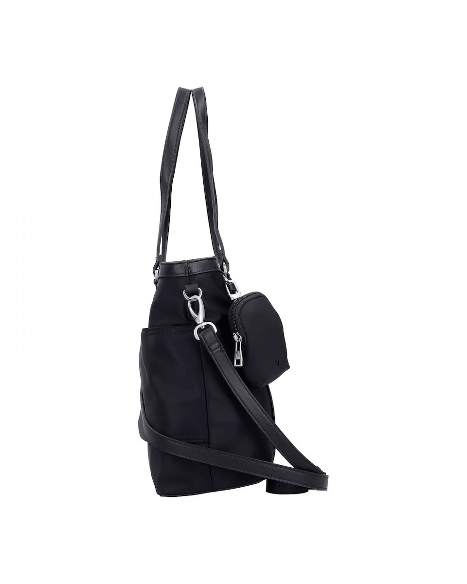 Bolsa shopper Solaris con compartimento colgante Negro-3