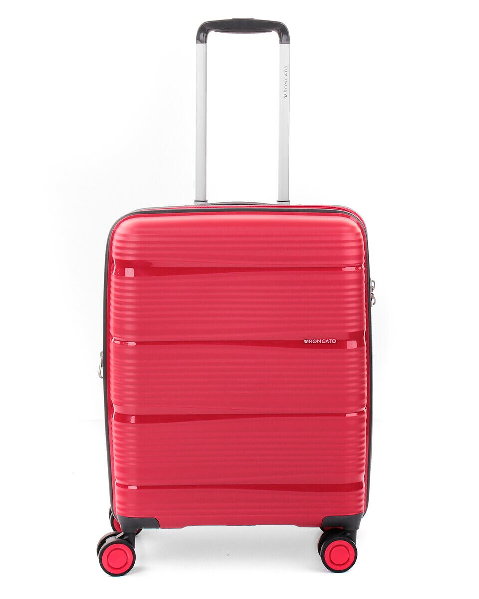 Maleta de Cabina Expandible R-LITE rígida con capacidad 40/44L dimensiones 55x40x20/23cm Rojo-2