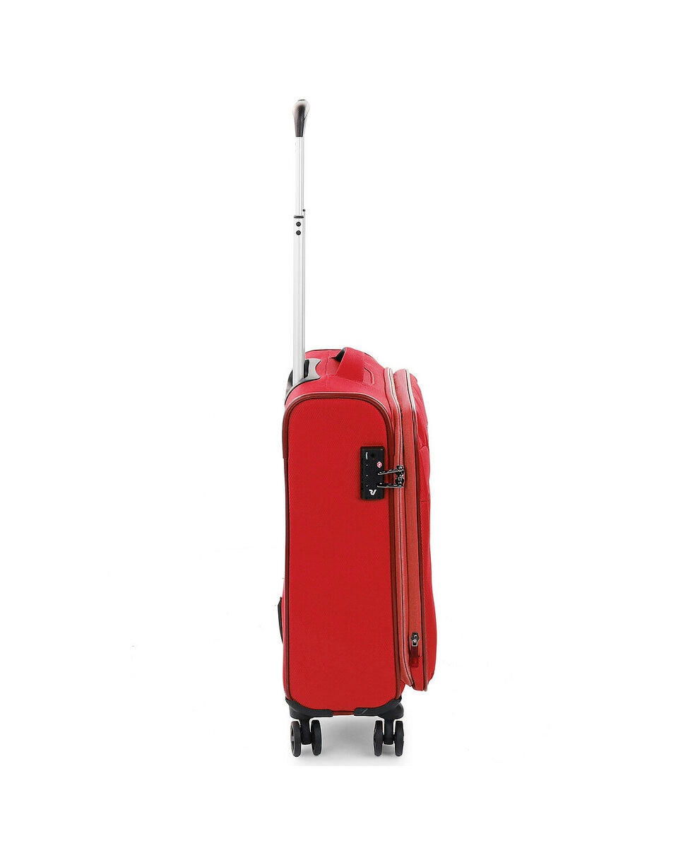 Imagen 3 de Maleta de cabina expandible evolution blanda con capacidad 42/48l dimensiones 55x40x20/23cm - Roncato - Rojo Rojo