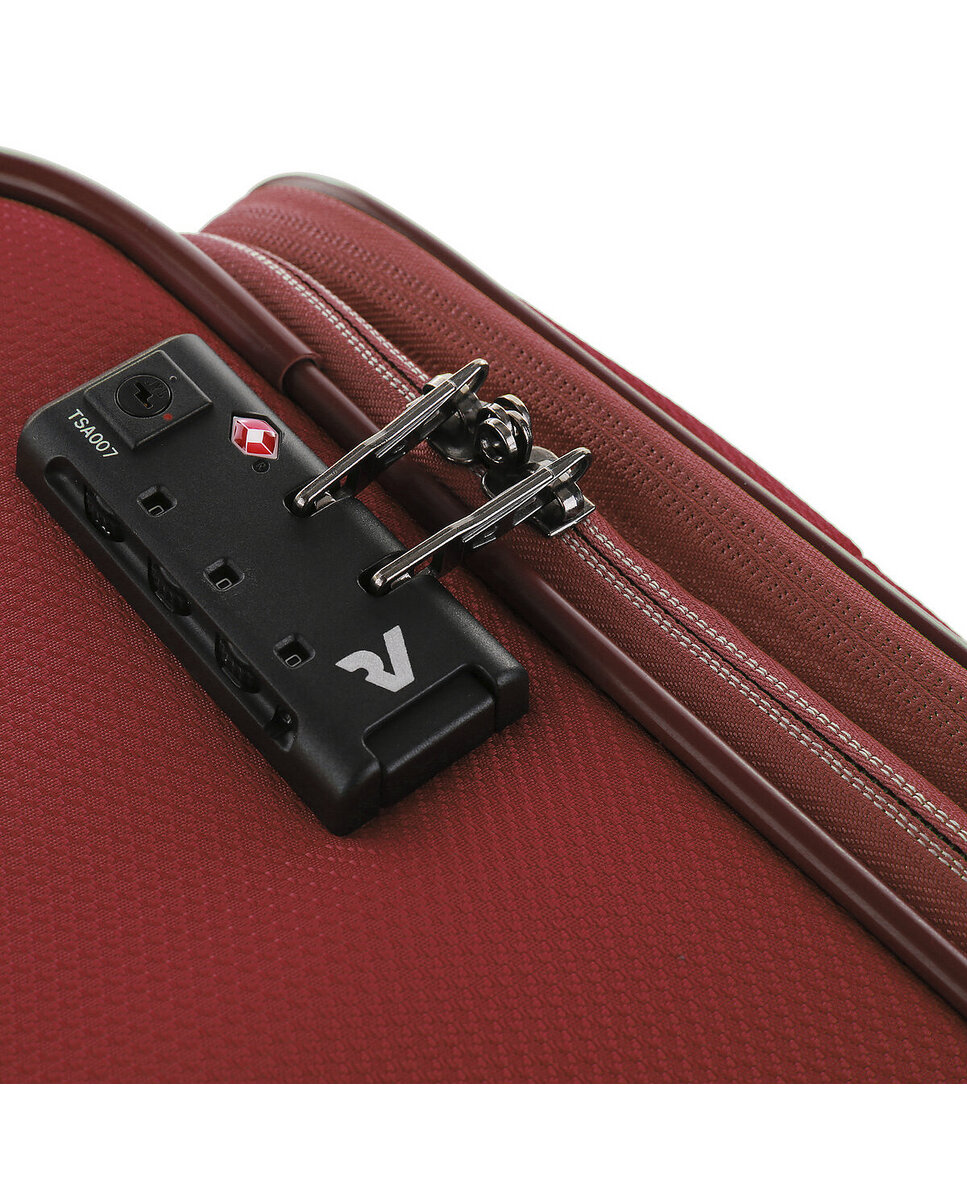 Imagen 7 de Maleta de cabina expandible evolution blanda con capacidad 42/48l dimensiones 55x40x20/23cm - Roncato - Rojo Rojo