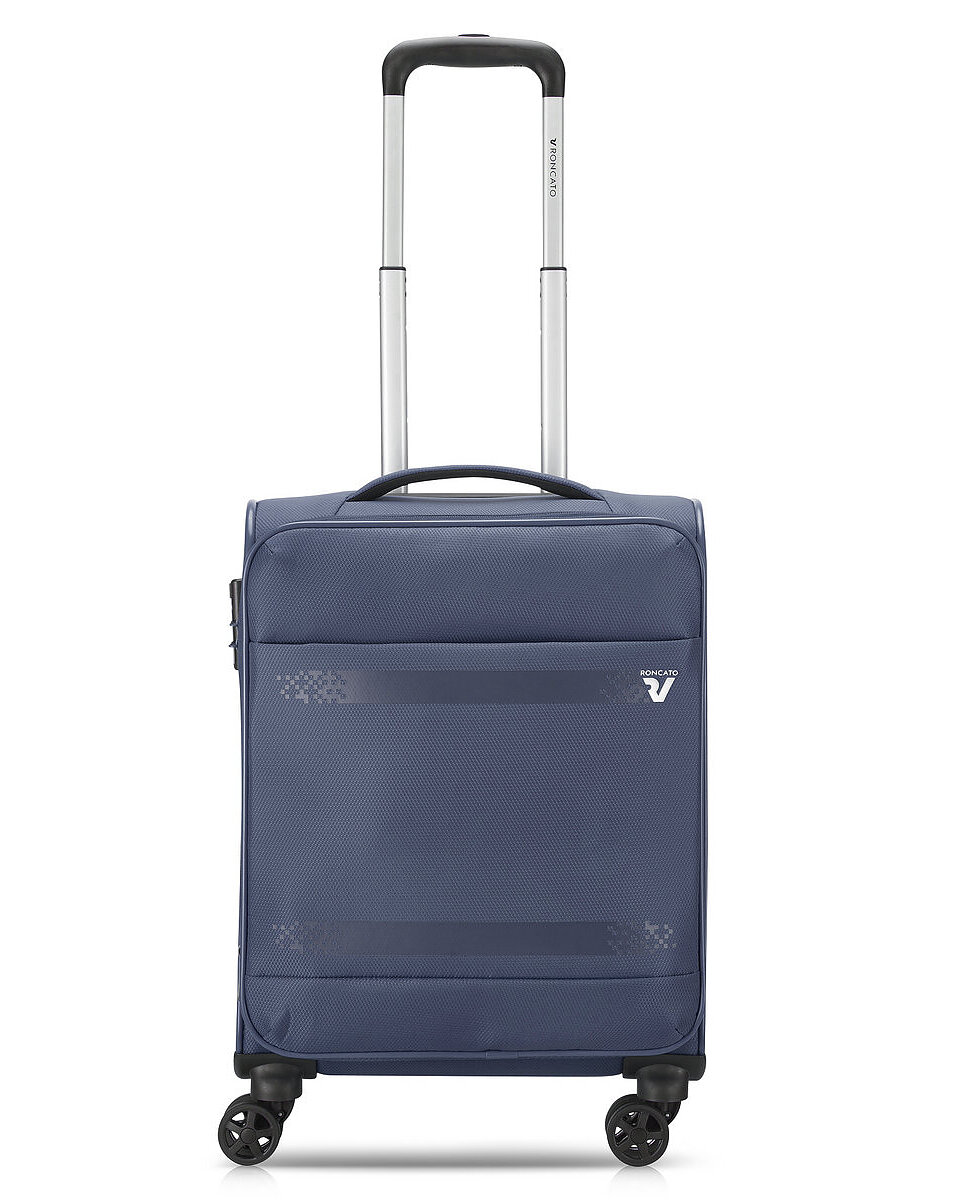 Maleta de cabina expandible jazz 4.0 blanda con capacidad 40/47l dimensiones 55x40x20/23cm - Roncato - Azul oscuro Azul oscuro-2