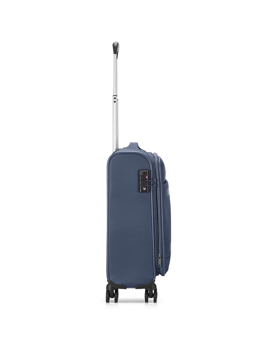 Maleta de cabina expandible jazz 4.0 blanda con capacidad 40/47l dimensiones 55x40x20/23cm - Roncato - Azul oscuro Azul oscuro-3