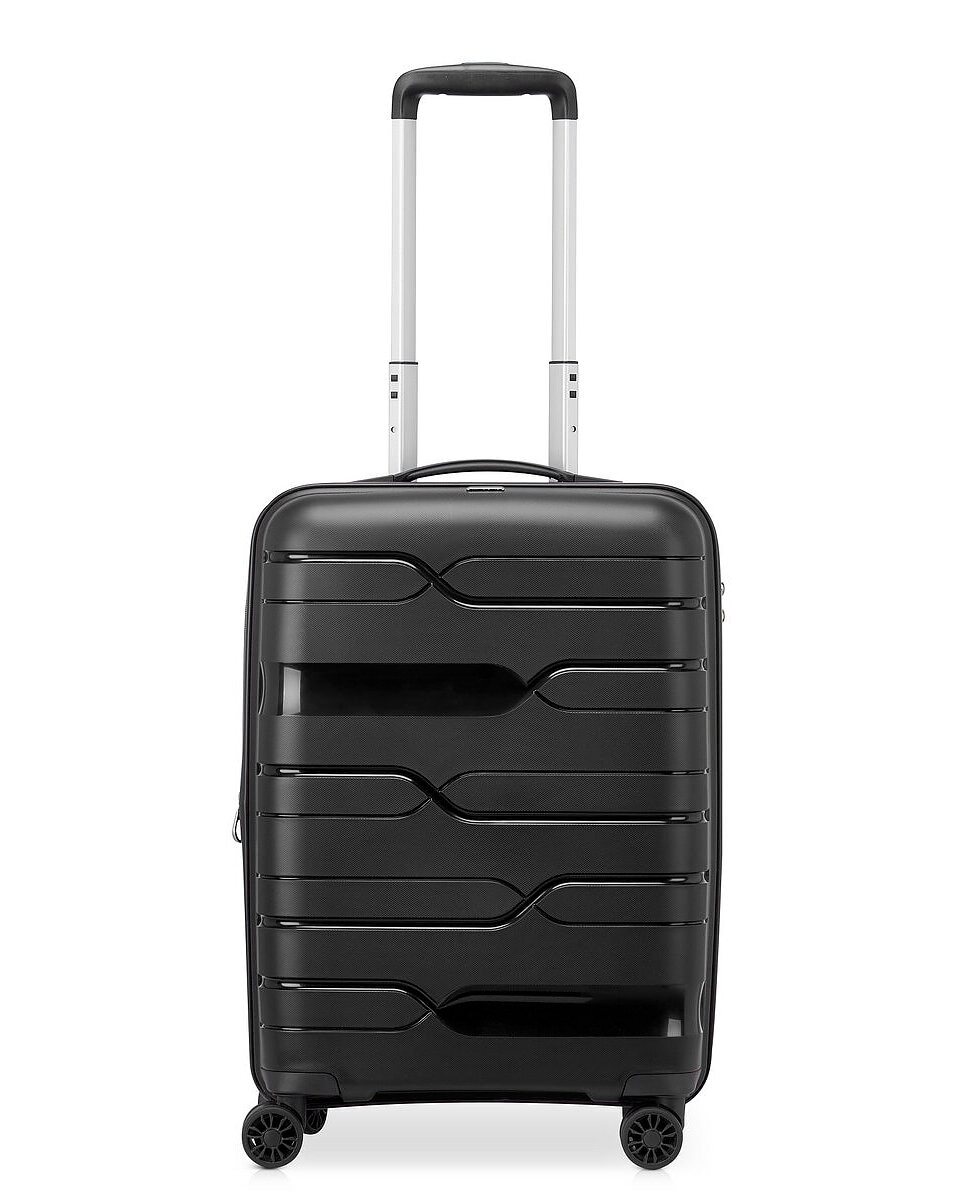 Imagen 2 de Maleta de cabina expandible md1 rígida con capacidad 40/45l dimensiones 55x40x20/25cm - Modo by Roncato - Negro Negro