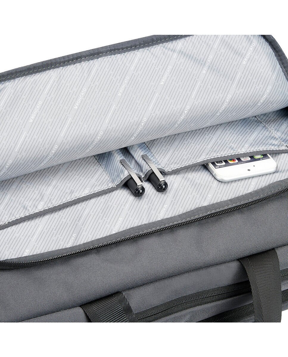 Bolsas de viaje CLAYTON para portátil 15,6 - Roncato - 31x44x12 cm - Gris oscuro Gris oscuro-7