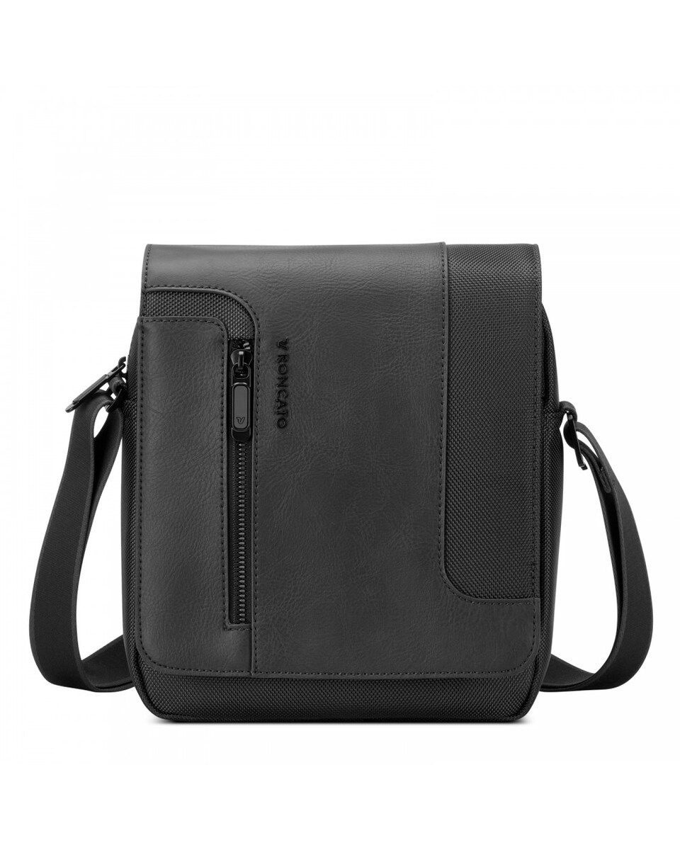 Bolsa de hombro Clayton compacta Negro-2