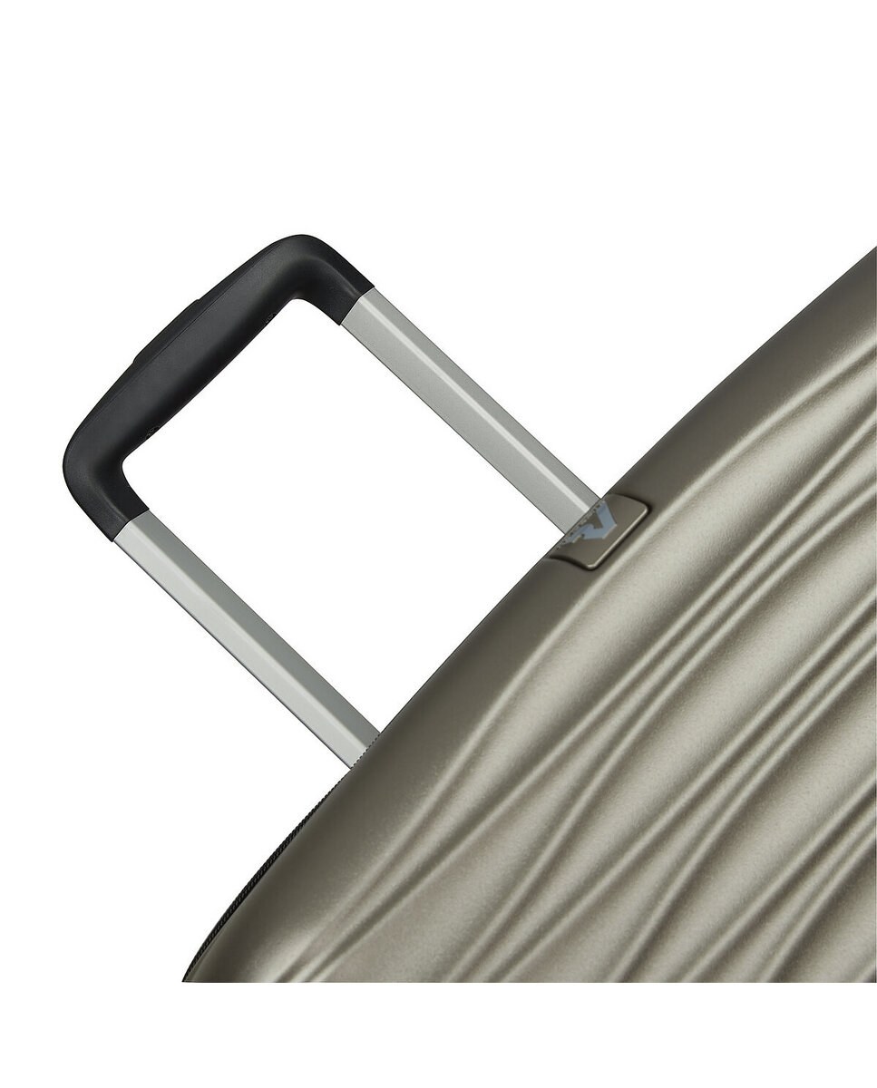 Imagen 7 de Maleta de cabina expandible wave dlx rígida con capacidad 40/47l dimensiones 55x40x20/25cm - Roncato - Champagne Champagne