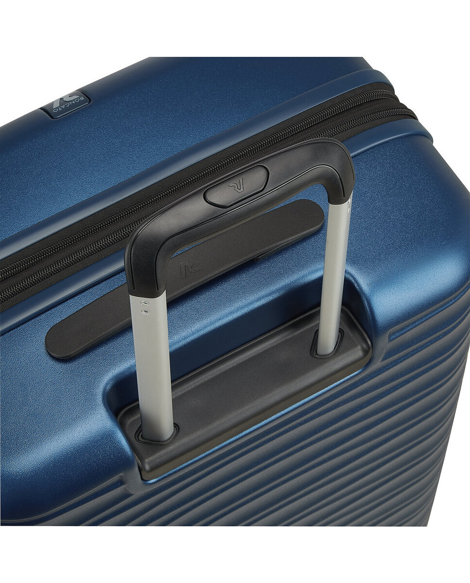 Maleta de cabina expandible wave dlx rígida con capacidad 40/47l dimensiones 55x40x20/25cm - Roncato - Tejano Tejano-9