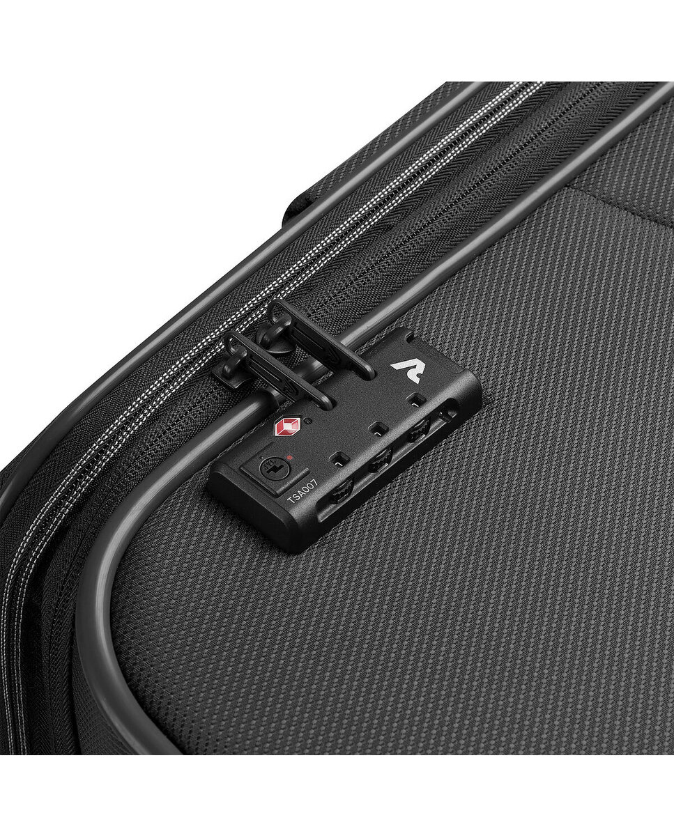 Imagen 6 de Maleta grande expandible jazz 4.0 blanda con capacidad 100/114l - Roncato - Negro Negro