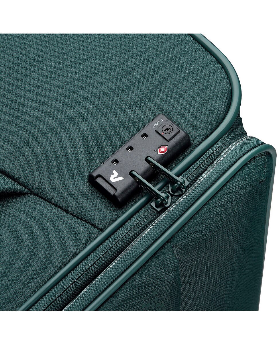 Imagen 7 de Maleta grande expandible jazz 4.0 blanda con capacidad 100/114l - Roncato - Verde oscuro Verde oscuro