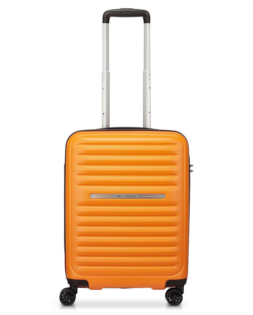 Maleta de Cabina IBIZA rígida con capacidad 40L dimensiones 55x40x20cm - Roncato - Azul oscuro Naranja-2