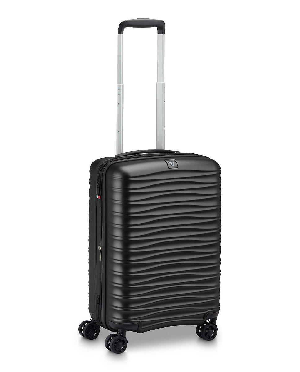 Imagen 1 de Maleta de cabina expandible wave dlx rígida con capacidad 38/48l dimensiones 55x35x20/21.7cm - Roncato - Negro Negro