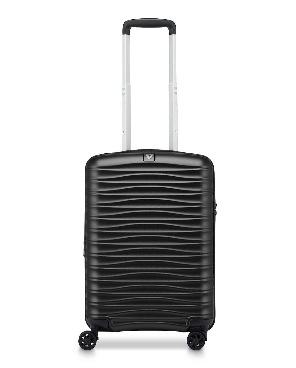 Imagen 2 de Maleta de cabina expandible wave dlx rígida con capacidad 38/48l dimensiones 55x35x20/21.7cm - Roncato - Negro Negro