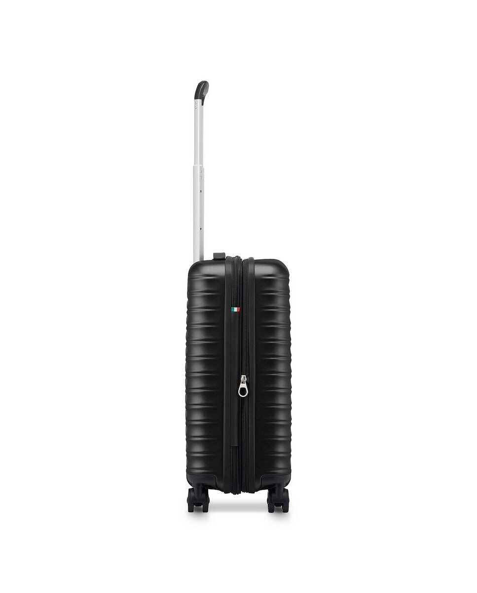Imagen 3 de Maleta de cabina expandible wave dlx rígida con capacidad 38/48l dimensiones 55x35x20/21.7cm - Roncato - Negro Negro