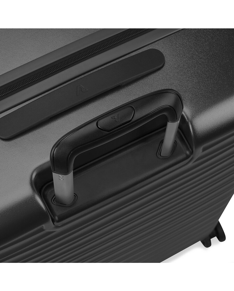 Imagen 7 de Maleta de cabina expandible wave dlx rígida con capacidad 38/48l dimensiones 55x35x20/21.7cm - Roncato - Negro Negro