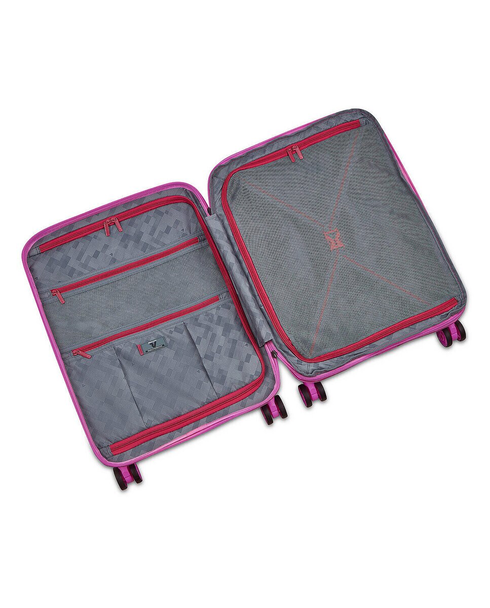 Imagen 5 de Maleta de Cabina Expandible B-FLYING rígida con capacidad 40/47L dimensiones 55x40x20/25cm - Roncato - Rosa Rosa