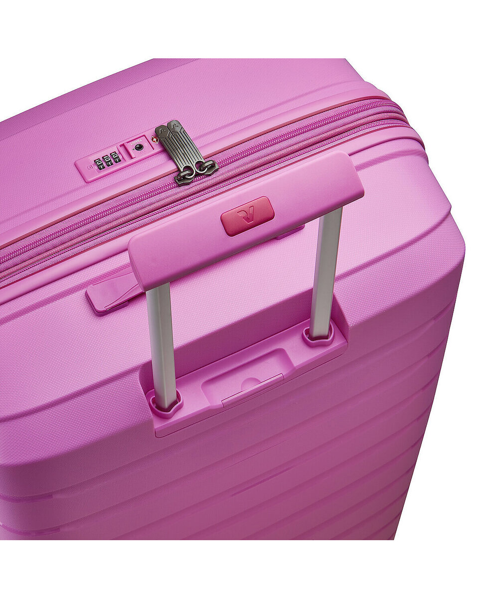 Imagen 7 de Maleta de Cabina Expandible B-FLYING rígida con capacidad 40/47L dimensiones 55x40x20/25cm - Roncato - Rosa Rosa
